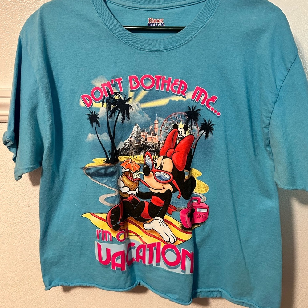 Vintage Disney Crop Top Large